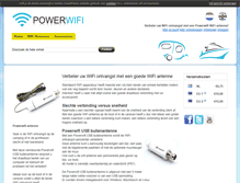 Tablet Screenshot of powerwifi.nl